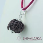 Natural Ganesh Rudraksha Silver Pendant Nepal origin - Image 2