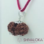 Gauri Sankar Rudraksha Silver Pendant Nepal origin - Image 2