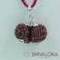 Gauri Sankar Rudraksha Silver Pendant Nepal origin