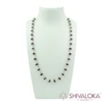 Five Mukhi Rudraksha Mala Silver Cap (54+1 Beads)