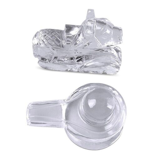 Sphatik Shivling With Nandi