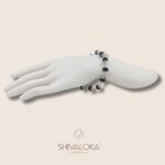 SHIVALOKA Karungali Bracelet Silver Cap | Natural and Original | Certified | 8.00 mm Bead Size | Adjustable S Hook | Free Size | - Image 5