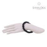 SHIVALOKA Original Karungali Wood Bracelet | Natural and Original | Certified | 8.00 mm Bead Size | Stretchable | Free Size | - Image 5
