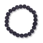 SHIVALOKA Original Karungali Wood Bracelet | Natural and Original | Certified | 8.00 mm Bead Size | Stretchable | Free Size |