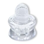 SHIVALOKA Sphatik Crystal Shivling Original | 80-150g | Height: 4-7cm | for Home Puja & Meditation