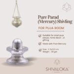 SHIVALOKA Parad Shivling Original | 30g | 2cm | for Home Puja & Meditation - Image 3