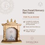 SHIVALOKA Parad Shree Yantra Original | 80g | for Home Puja, Prosperity & Financial Success - Image 3
