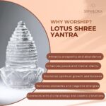 SHIVALOKA Crystal Sphatik Shree Yantra Original | 80-100g | for Diwali Puja at Home - Image 4
