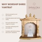 SHIVALOKA Sphatik (Quartz) Shree Yantra Original | 80g | Certifed | for Home Puja & Financial ProsperityBullet Point - Image 3