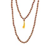SHIVALOKA Rudraksha Mala Original 108 +1 beads | Size 6.50 mm |