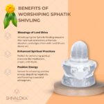 SHIVALOKA Sphatik Crystal Shivling Original | 80-150g | Height: 4-7cm | for Home Puja & Meditation - Image 4