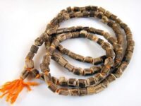 SHIVALOKA Tulsi Japa Mala 108+1 Beads Original | Brown Basil Meditation Mala | | Chanting Mantras and Meditation |
