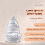 SHIVALOKA Crystal Sphatik Shree Yantra Original | 80-100g | for Diwali Puja at Home - Image 3