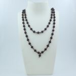 Shivaloka Karungali Malai Original 100% Natural Unpolished | Karungali Malai 8Mm - Natural Black Ebony | 108 Beads - Image 2