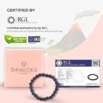 SHIVALOKA Lava Stone Bracelet | Natural and Original | Certified | 8.00 mm Bead Size | Strechable | Free Size | - Image 5