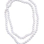 SHIVALOKA Natural White Freshwater Pearl | Moti Mala | 108+1 Beads | 6.00 mm Bead Size | Brings Prosperity and Good Luck |