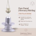 SHIVALOKA Parad Shivling Original | 230g | 4.5cm | for Home Puja & Meditation - Image 3