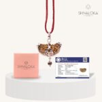 SHIVALOKA One Mukhi Rudraksha Certified Silver Pendant 25-30 mm size (One Face) with Laboratory Report . - Image 3