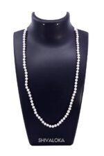 SHIVALOKA Natural White Freshwater Pearl | Moti Mala | 108+1 Beads | 6.00 mm Bead Size | Brings Prosperity and Good Luck | - Image 2