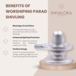 SHIVALOKA Parad Shivling Original | 230g | 4.5cm | for Home Puja & Meditation - Image 2
