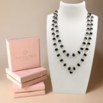Karungali Malai Original 100% Natural Unpolished Silver Capped | Karungali Malai 8mm - Natural Black Ebony | கருங்காலி மாலை | 54 Beads - Image 3