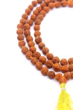 SHIVALOKA Rudraksha Mala Lab Certified for regular wear and Japa | Size 7.00 mm,108+1 beads | One Brown Rudraksha Mala | - Image 2
