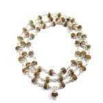 SHIVALOKA 5 Mukhi Rudraksha Original Silver Capped Mala (Five Faced) | 55 Brown Rudraksha Beads | 6.5 mm Bead Size | - Image 2