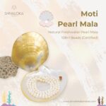 Shivaloka Pearl MOTI Mala for Mantra Chanting and Meditation| Original | 108+1, 6mm Beads | Lab Certified - Image 4