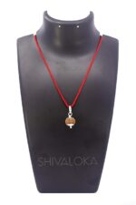 SHIVALOKA 8 Mukhi Rudraksha Original Certified Silver Pendant 15 mm size (Eight Face) (with Laboratory Report). - Image 2