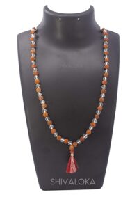 SHIVALOKA Rudraksha Sphatik Mala for regular wear and japa | 108+1 beads | - Image 2